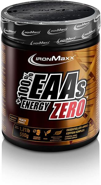 ironMaxx EAAs + Energy ZERO, 550g Dose, Cola-Limette,