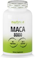 nutri+ Maca 8000 Kapseln - 400 mg Wurzel Extrakt - 60 Caps 60 St