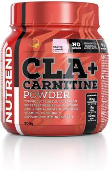 NUTREND CLA + Carnitine Powder, 300 g Dose, Cherry + Punch