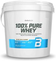 100% Pure Whey Protein - 4kg Eimer (Biotech USA) (Geschmack: Bourbon Vanille),