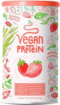 Alpha Foods | Vegan Protein | 600g Geschmacksrichtung Erdbeere