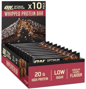 Optimum Nutrition Whipped Protein Bar Chocolate Caramel Riegel 10 x 60 g