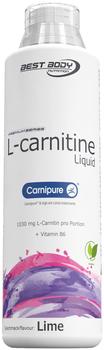 Best Body Nutrition L-Carnitin Liquid, 500 ml Flasche, Limette