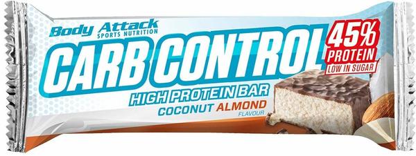 Body Attack Carb Control Coconut Almond Riegel 15 x 100 g