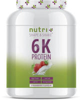 nutri+ 6K Veganes Protein Pulver - Strawberry 1000 g