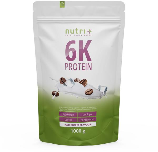 Nutri-Plus Vegan 6K Protein 1000g Iced Coffee