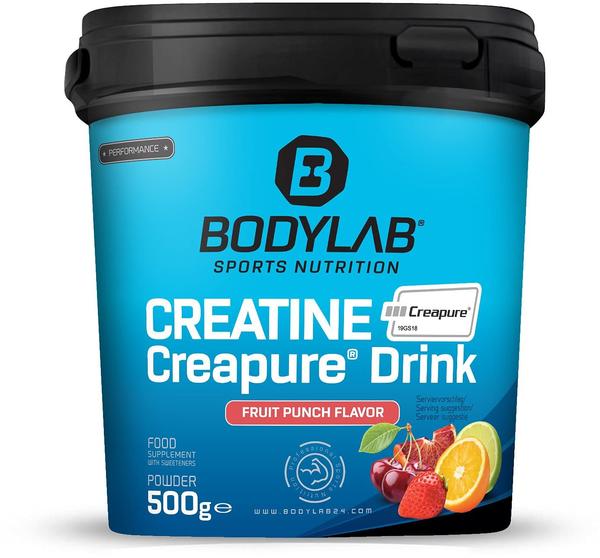 Bodylab24 Creatine Creapure® Drink - 500g - Fruit Punch Flavor