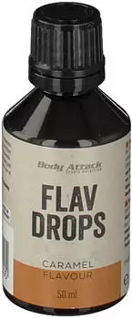 Body Attack Flav Drops 50ml Caramel
