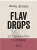 Body Attack Flav Drops - 50 ml Strawberry, Grundpreis: &euro; 96,- / l