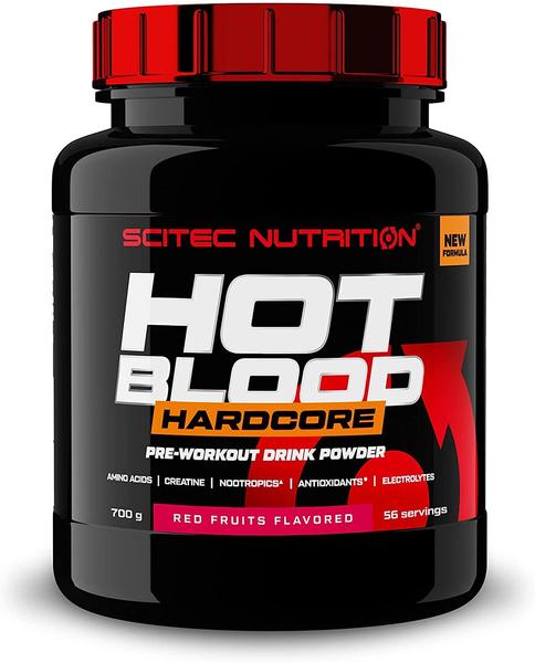 Scitec Nutrition Hot Blood Hardcore, 700 g Dose, Red Fruits