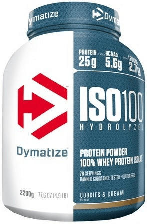 Dymatize Iso100 Hydrolyzed 100% Whey Protein Isolate 2200g Cookies & Cream