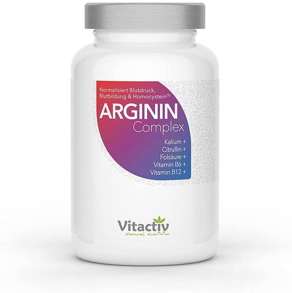 Vitactiv Arginin Complex Kapseln 180 St.
