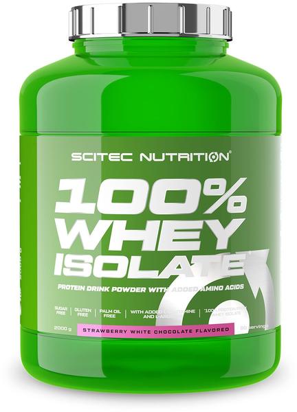 Scitec Nutrition 100% Whey Isolate - 2000g - Erdbeer-Weiße Schokolade