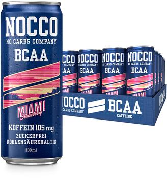 Nocco BCAA Miami Strawberry Drink 24 x 330 ml