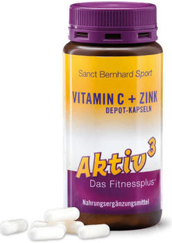 Aktiv3 Vitamin C+Zink Depot-Kapseln 180 Stück