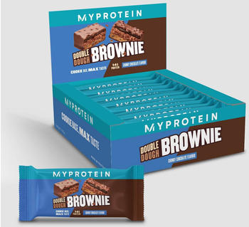 Myprotein Double Dough Brownie 12 x 60g Chunky Chocolate