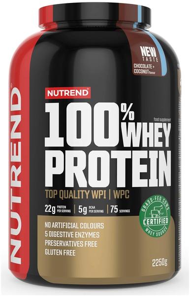 NUTREND 100% Whey Protein, 1000g Beutel, Eiskaffee