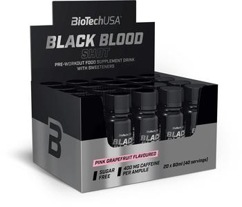 BioTech USA Black Blood Shot 20 x60ml Pink Grapefruit