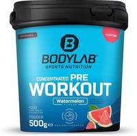 Bodylab24 Concentrated Pre Workout Wassermelone 500g, enth&auml;lt unter anderem Kreatin,