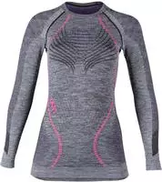 Uyn U100023, UYN Ambityon langarm Funktionsshirt melange Damen black