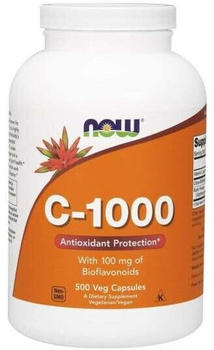 Now Foods Vitamina C + Bioflavonoides 1000mg/100mg