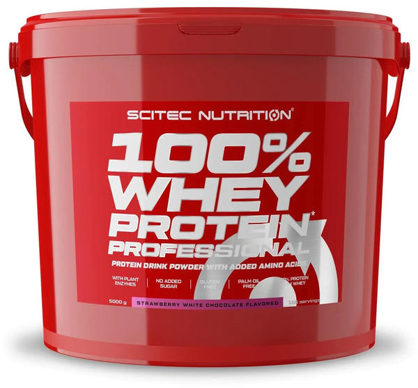 Scitec Nutrition 100% Whey Protein Professional Redesign 5000g Strawberry White Chocolate