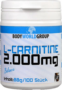 Body World Group BWG L-Carnitin Kapseln 2000 mg Balance