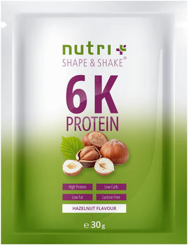 Nutri-Plus Vegan 6K Protein 30g Hazelnut