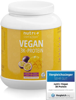 Nutri-Plus Vegan 3K Protein 1000g Mango-Maracuya