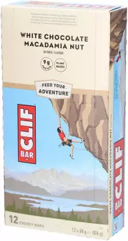 Clif Energieriegel wei&szlig;e Schokolade Macadamia Nuss 12x68g