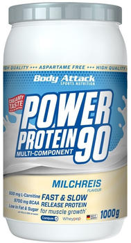 Body Attack Power Protein 90 1000g Milchreis
