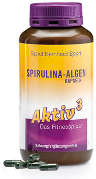 Aktiv3 Spirulina-Algen-Kapseln 360 Stück