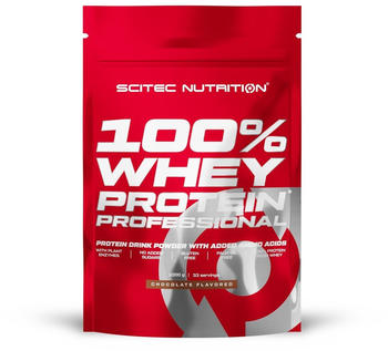 Scitec Nutrition 100% Whey Protein Professional Beutel 1000g Schokolade
