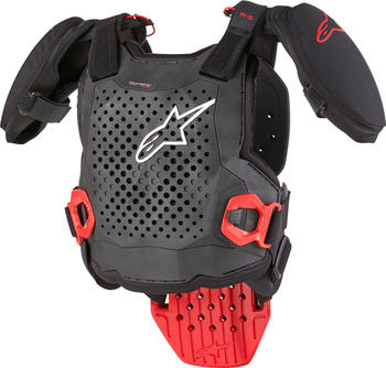 Alpinestars A-5 S V2 Youth Brustpanzer schwarz/rot