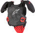 Alpinestars A-5 S V2 Youth Brustpanzer schwarz/rot