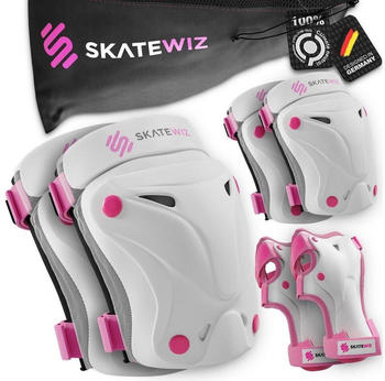 Skatewiz Protect-1 Schonerset pink/weiß
