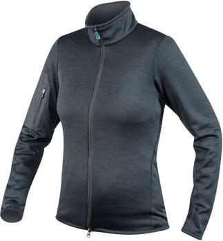 Komperdell Full Zip Sweater Damen Protektorenjacke schwarz/blau