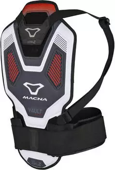Macna Vault R&uuml;ckenprotektor schwarz/weiss
