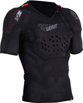 Leatt Body Tee ReaFlex Stealth kurzarm Protektorenjacke schwarz