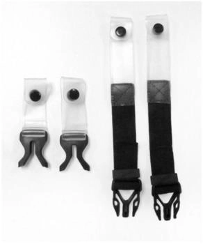 Leatt Strap Pack für 4.5 / 5.5 / 6.5 Befestigungsset schwarz