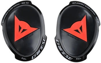 Dainese Rss 4.0 Full Kit Knee Sliders black/red fluo