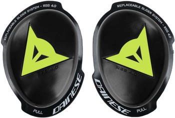 Dainese Rss 4.0 Full Kit Knee Sliders black/yellow fluo