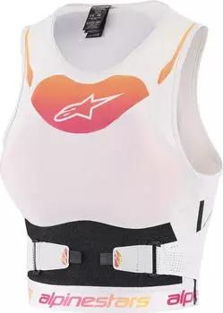 Alpinestars Stella Plasma Damen Protektorenshirt weiss-orange