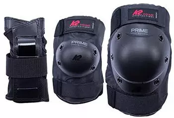 K2 Prime set of protective gear, size XL, black and red (2025 model)