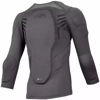 IXS Trigger upper torso protector unisex adult size KL black grey