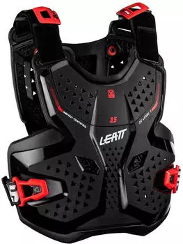 Leatt Brustschutz 3.5 Schwarz-Rot Kinder