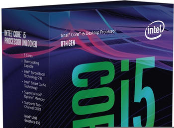 Intel Core i5-8600K Box WOF (Sockel 1151, 14nm, BX80684I58600K)