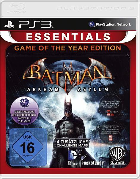 Warner Batman: Arkham Asylum - Game of the Year Edition (Essentials) (PS3)