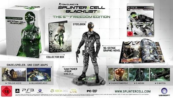 Tom Clancy's Splinter Cell: Blacklist - The 5th Freedom Edition (PS3)