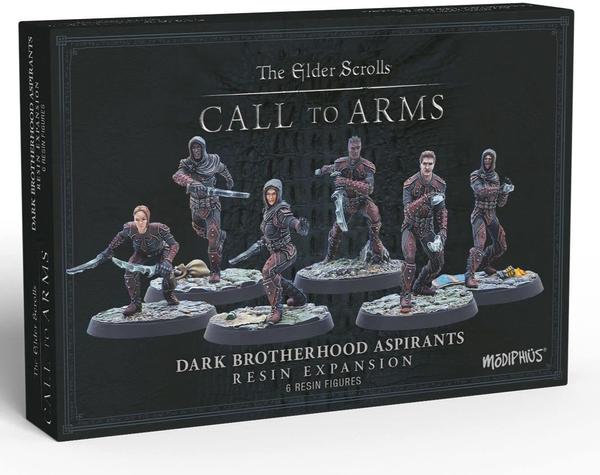 Modiphius Entertainment Elder Scrolls Call to Arms Dark Brotherhood Aspirants Miniaturen-Set